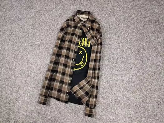Flannel Vintage Flannel Shirt Travis Scott Style Size US L / EU 52-54 / 3 - 2 Thumbnail