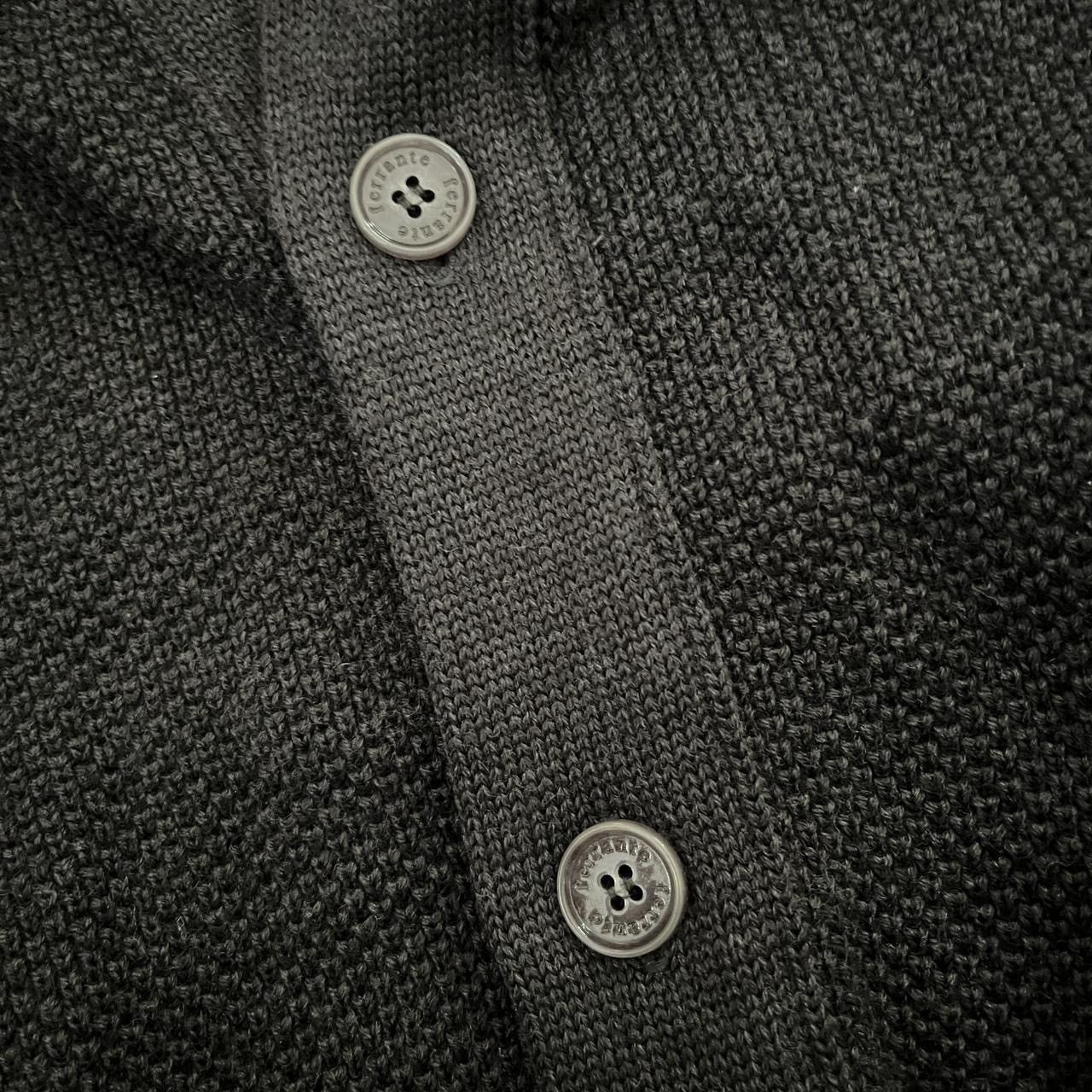 Other Ferrante grey pure new wool long professor shawl collar Size US M / EU 48-50 / 2 - 5 Thumbnail