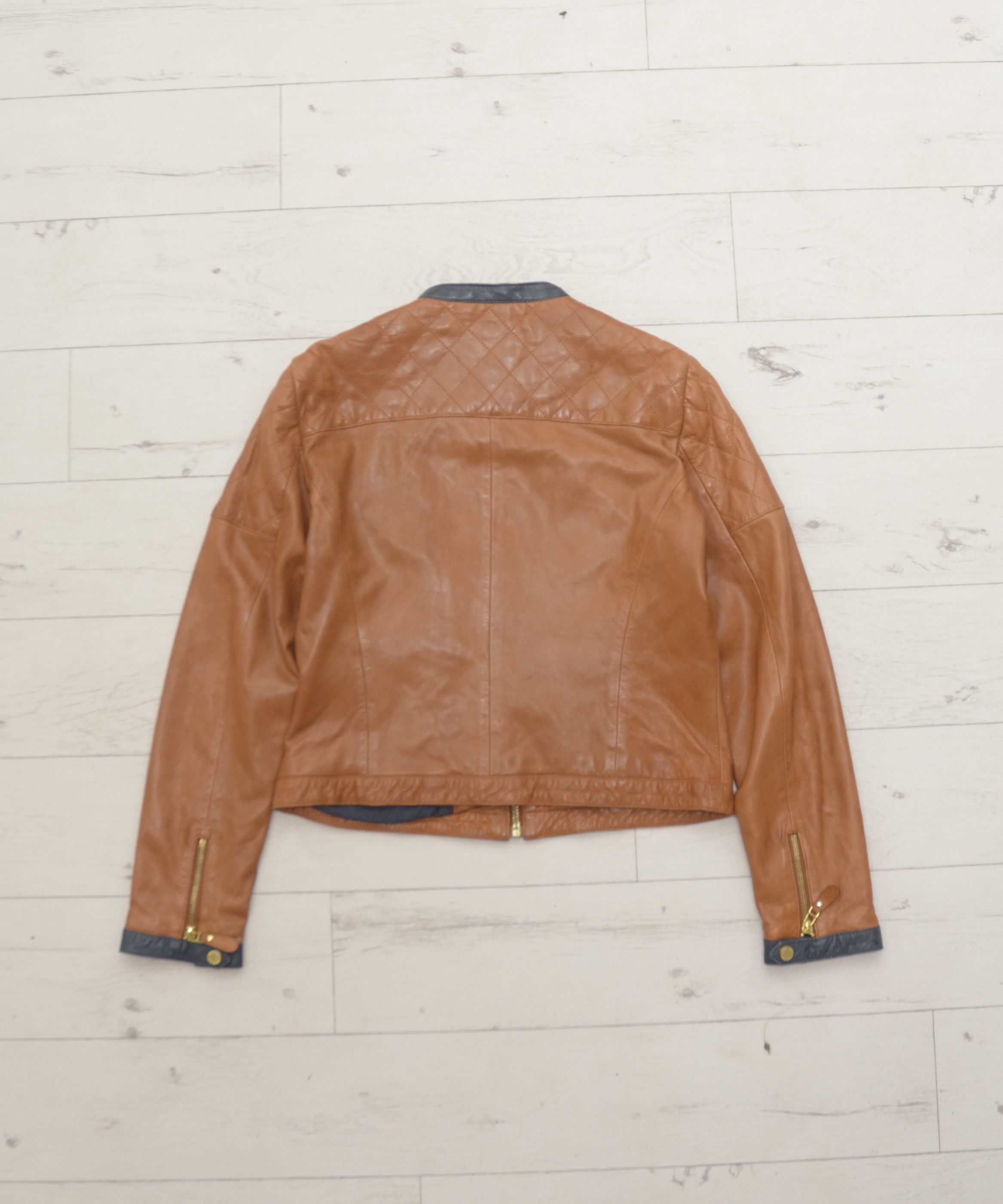 Massimo Dutti MASSIMO DUTTI 4715 Jacket Women's LARGE Lambskin Leather Size L / US 10 / IT 46 - 8 Thumbnail