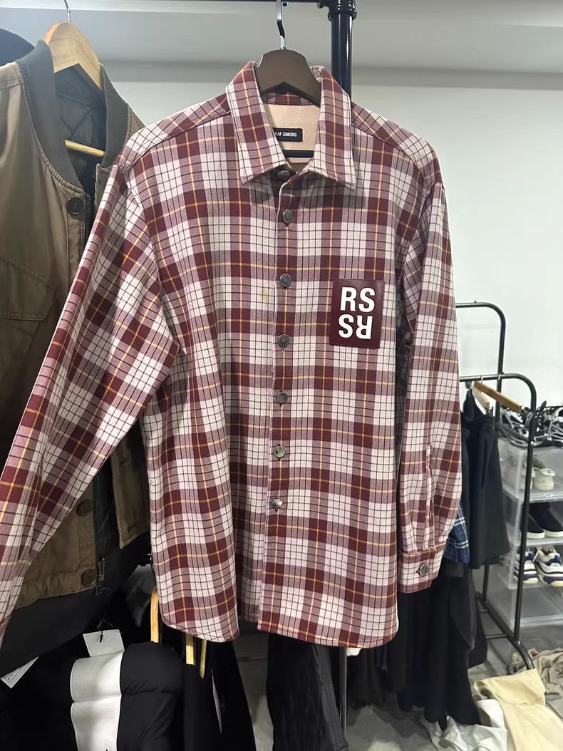Raf Simons Raf Simons 18ss plaid leather shirt jacket Size US L / EU 52-54 / 3 - 1 Thumbnail