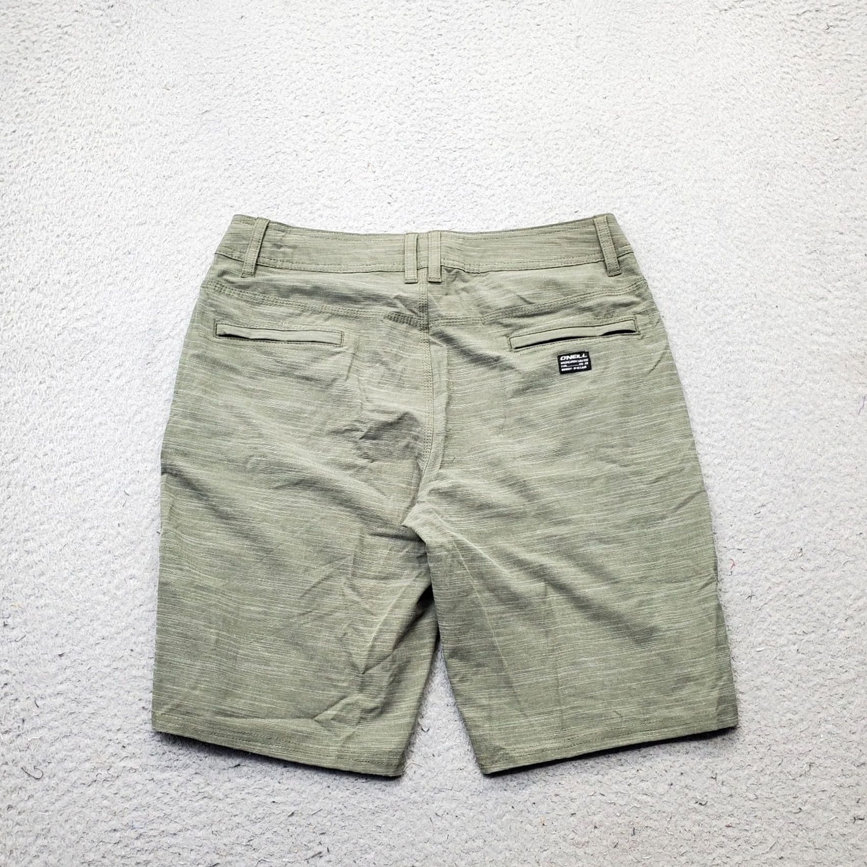O'Neill O'Neill Amphibians Surf Hybrid Shorts Mens 30 Green Space Dye Water Resistant Shirt Size US 30 / EU 46 - 2 Thumbnail