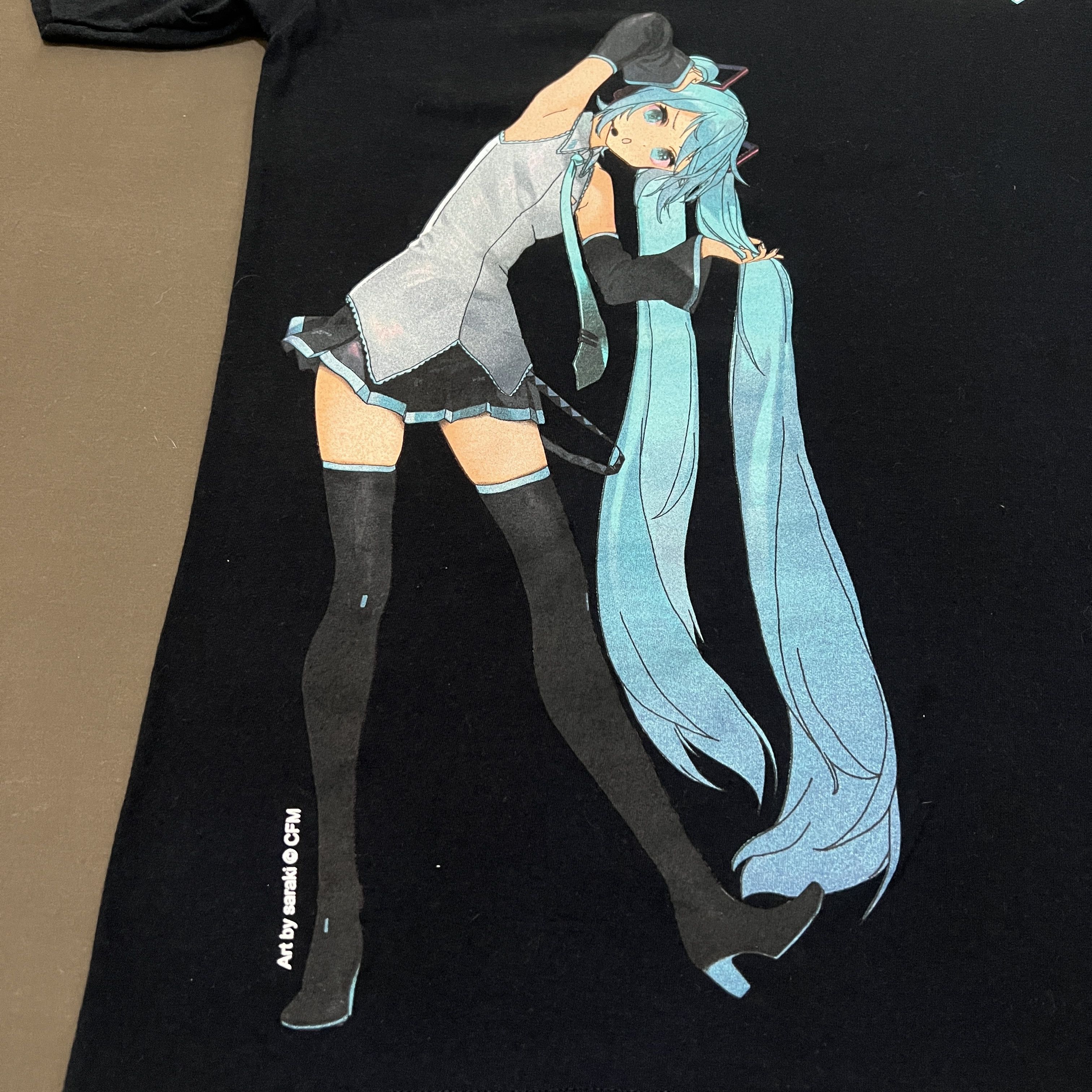 Anime Anime Hatsune Miku Project DIVA Vocaloid Software Promo Tee Size US M / EU 48-50 / 2 - 2 Thumbnail