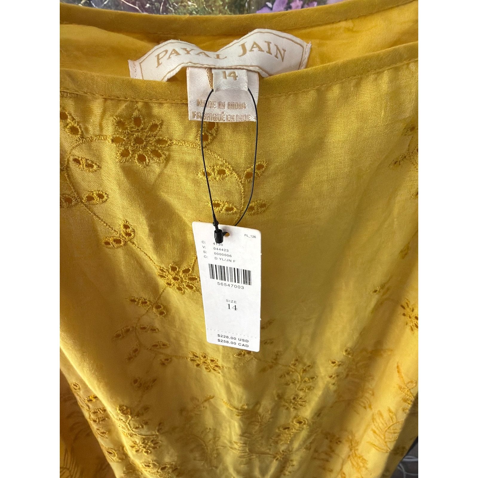 Anthropologie 0232 Anthropologie Payal Jain Fallon Eyelet Maxi Size 14 NWT Size XL / US 12-14 / IT 48-50 - 5 Thumbnail