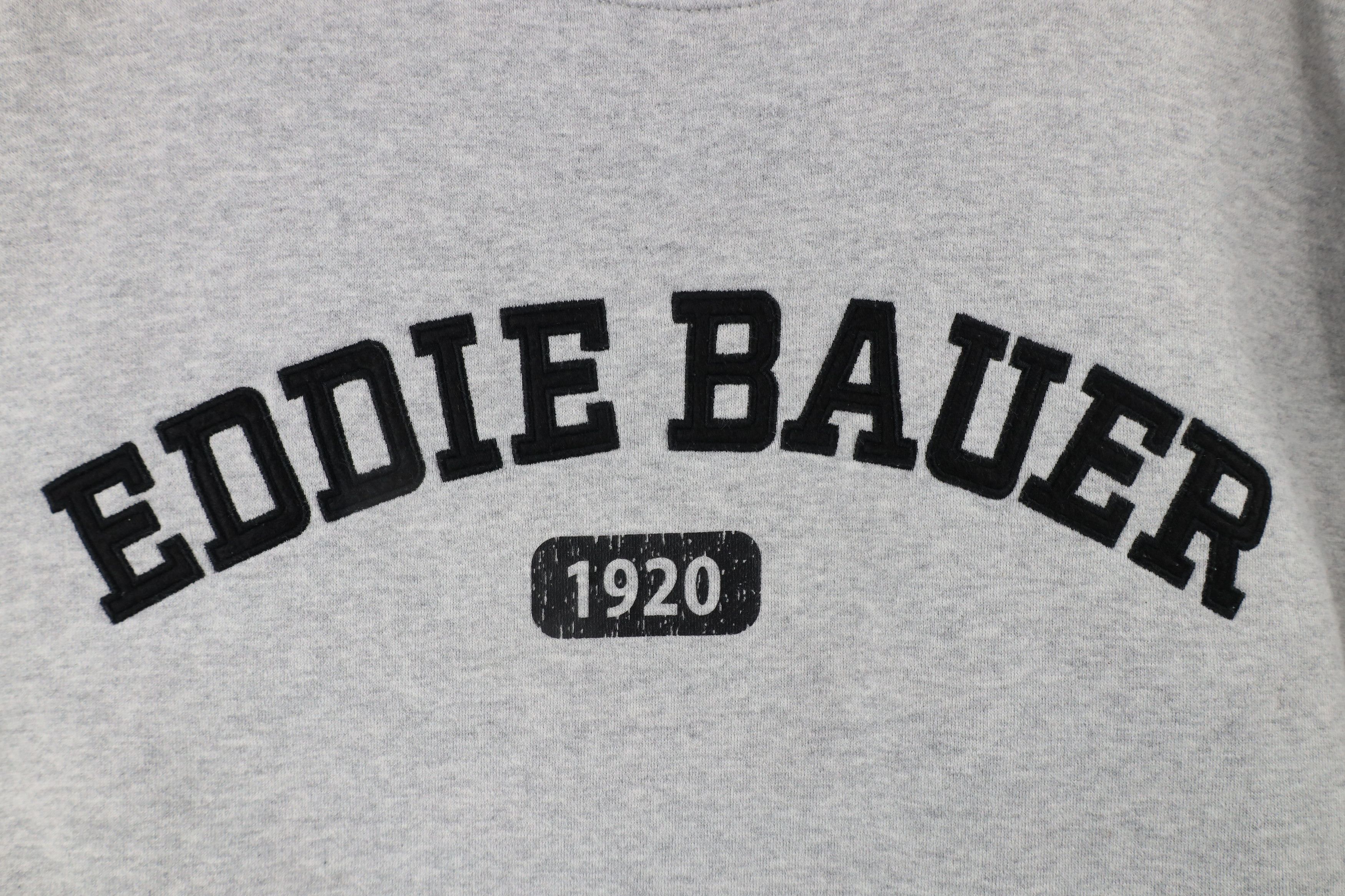 Eddie Bauer × Vintage Vintage Eddie Bauer Out Block Letter Crewneck Sweatshirt Size US L / EU 52-54 / 3 - 4 Thumbnail