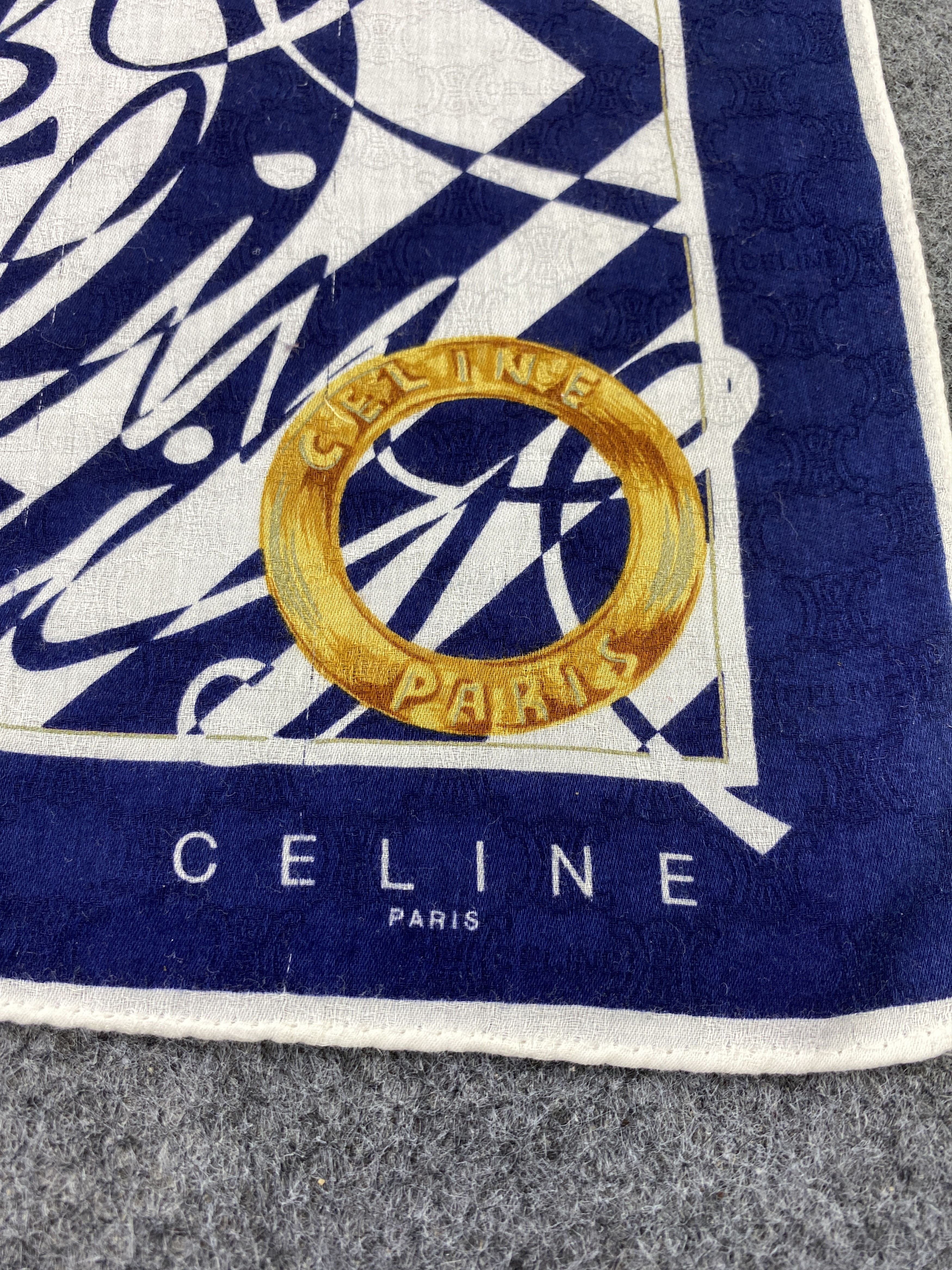 Celine Celine handkerchief bandana neckerchief-B301 Size ONE SIZE - 5 Thumbnail