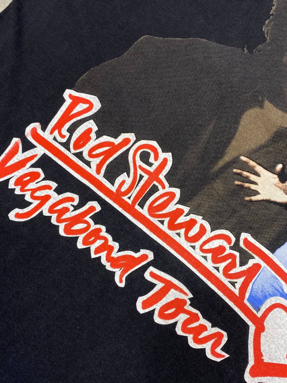 Band Tees Vintage Rod Stewart 90s Vagabond Europe Tour T-Shirt Size US XL / EU 56 / 4 - 10 Thumbnail