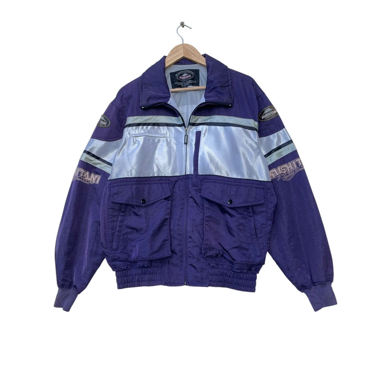 Kadoya 💥Vintage Kushitani Motorcycle Bomber Jacket Size US M / EU 48-50 / 2 - 2 Thumbnail