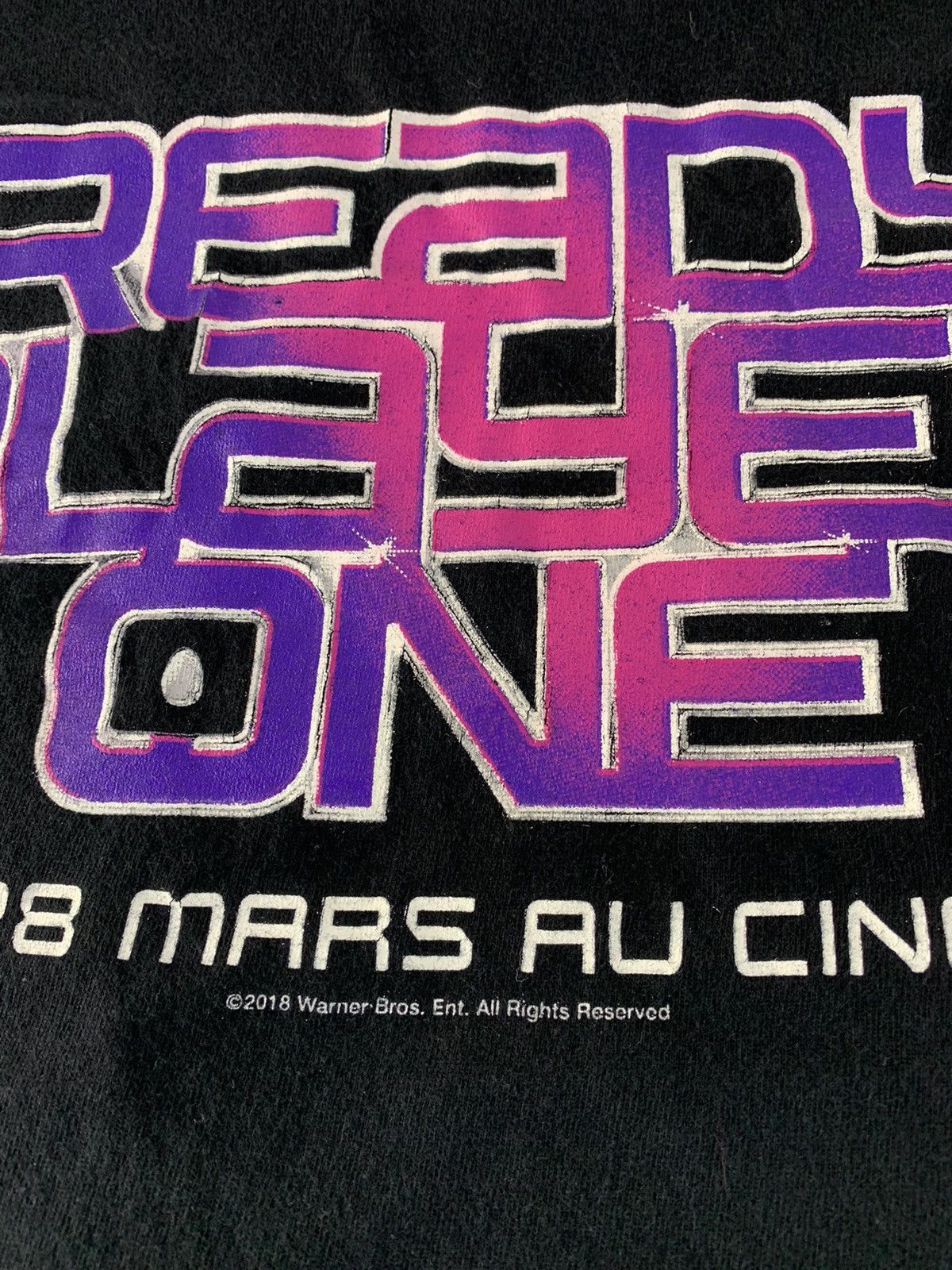 Arts & Science Warner Bros Ready Player One I Am Ready Spell Out Tee Size US L / EU 52-54 / 3 - 4 Thumbnail