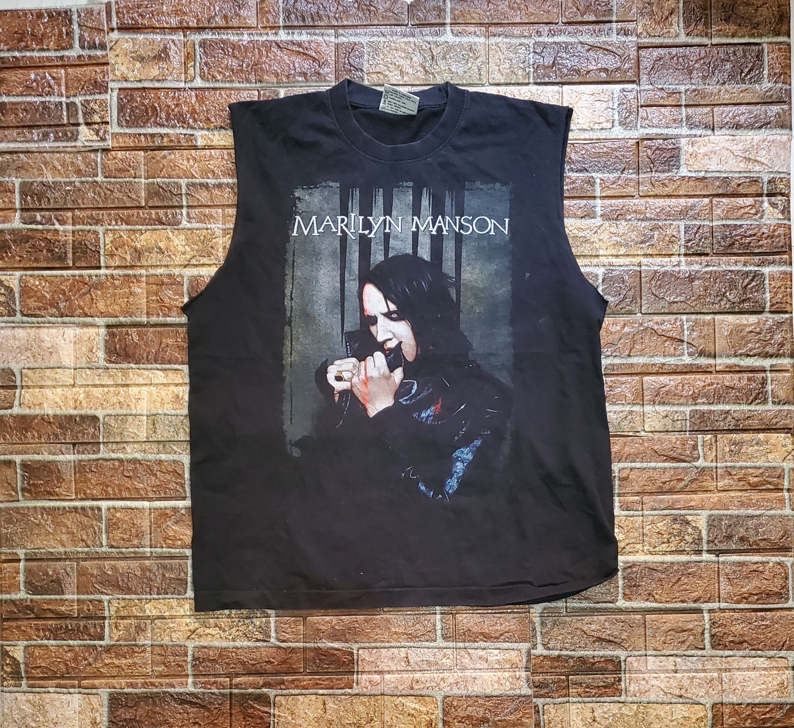 Vintage Marylin Manson T-Shirt Size US L / EU 52-54 / 3 - 1 Thumbnail