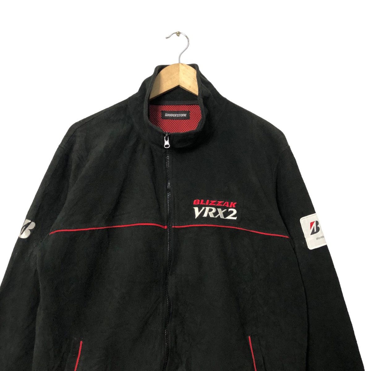 Japanese Brand Vintage Bridgestone Blizzak Embroidered Zipper Ups Jacket Size US L / EU 52-54 / 3 - 4 Thumbnail