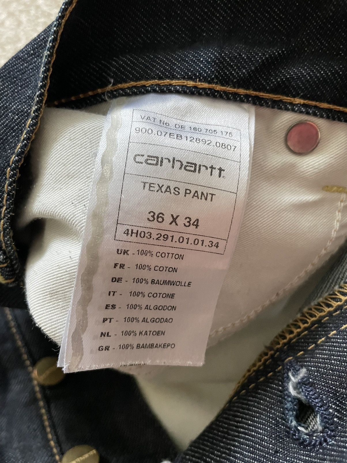 Carhartt Carhartt Texas Pants Vintage Size US 36 / EU 52 - 7 Thumbnail