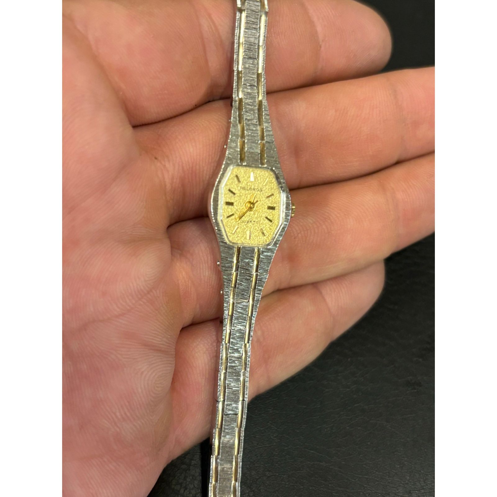 Other Vintage Helbros 24783 2-Tone Women’s Watch! New Battery! Size ONE SIZE - 7 Thumbnail