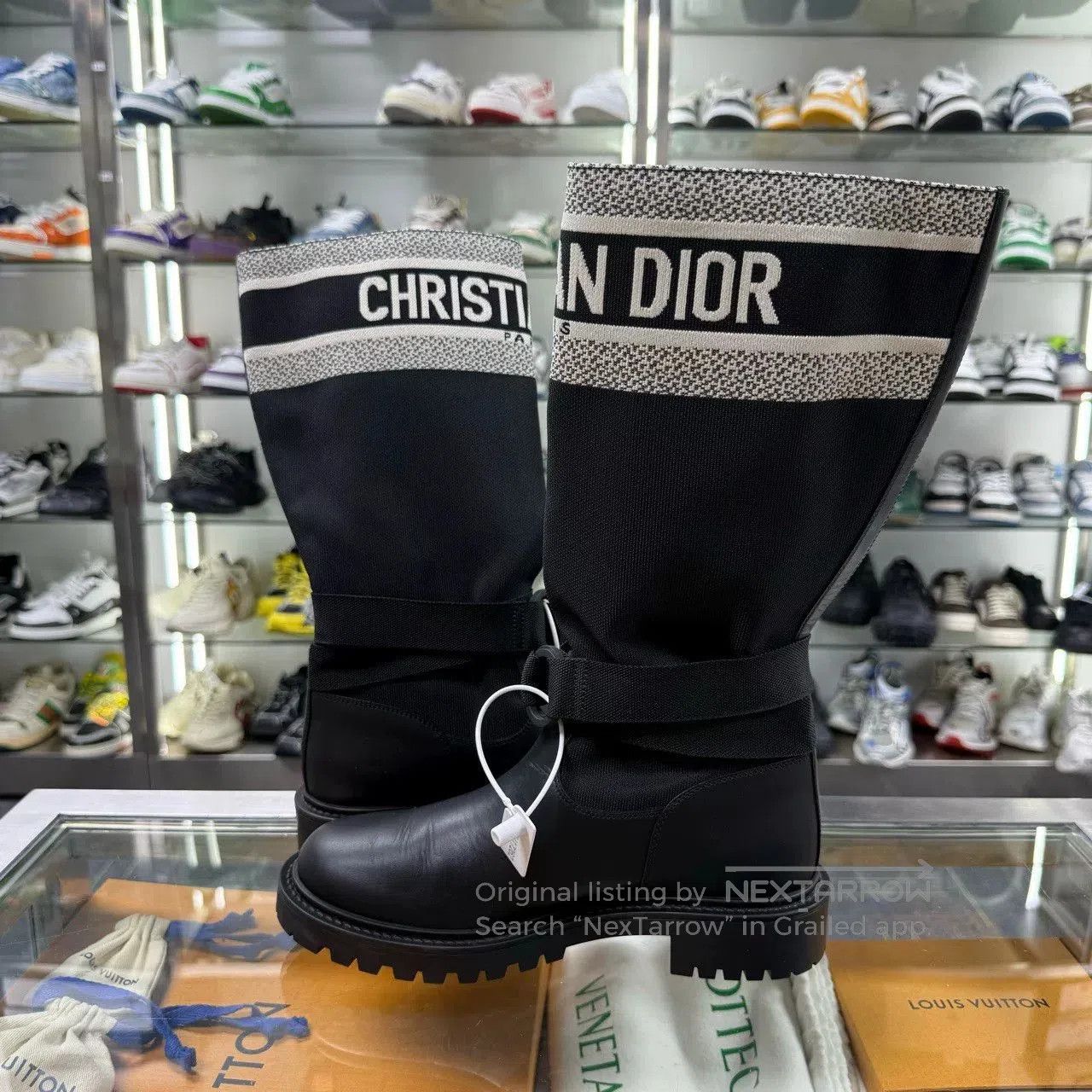 Dior dior d-major knight boots size 36.5. Size US 6 / IT 36 - 4 Thumbnail