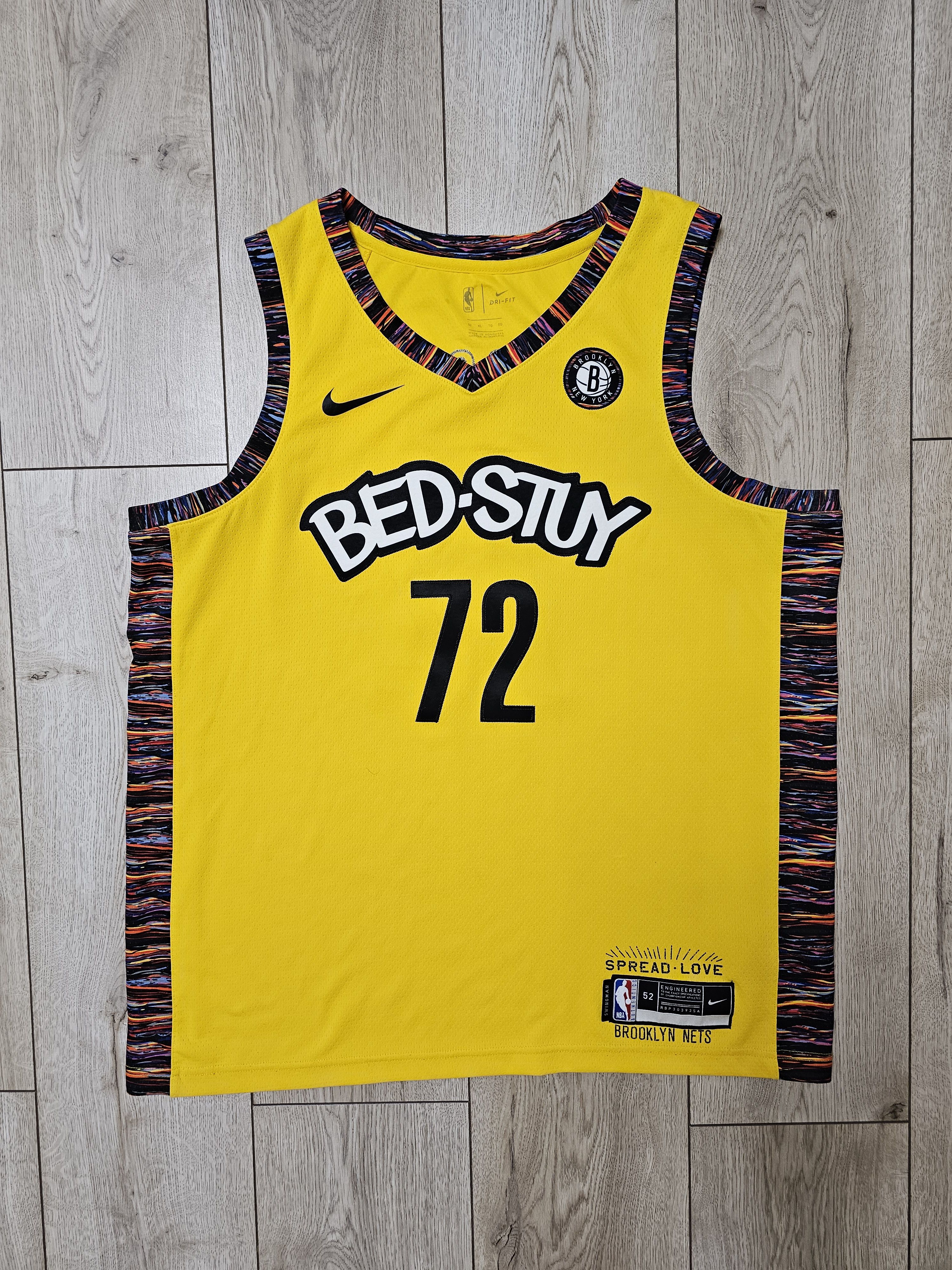 NBA BROOKLYN NEETS JERSEY BIGGIE BED-STUY BASKETBALL SHIRT Size US XL / EU 56 / 4 - 1 Thumbnail