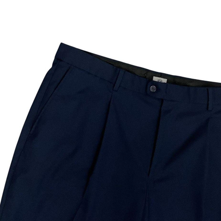 Other Kilburne & Finch Mens Navy Blue Pleated Dress Pants Size US 42 / EU 58 - 2 Thumbnail