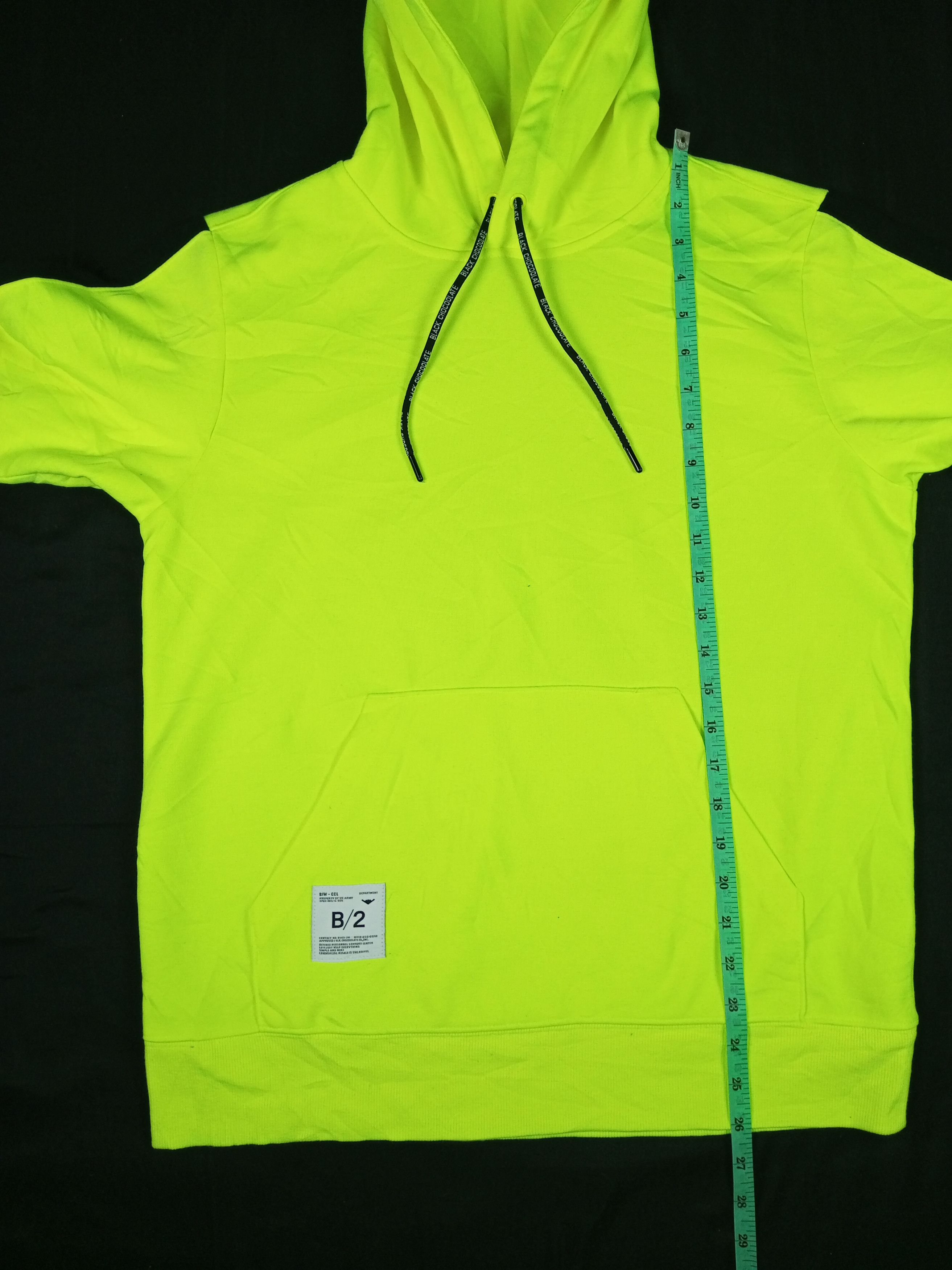 Chocolate × Japanese Brand Black Chocoolate Hoodie Neon Size M Size US M / EU 48-50 / 2 - 10 Thumbnail