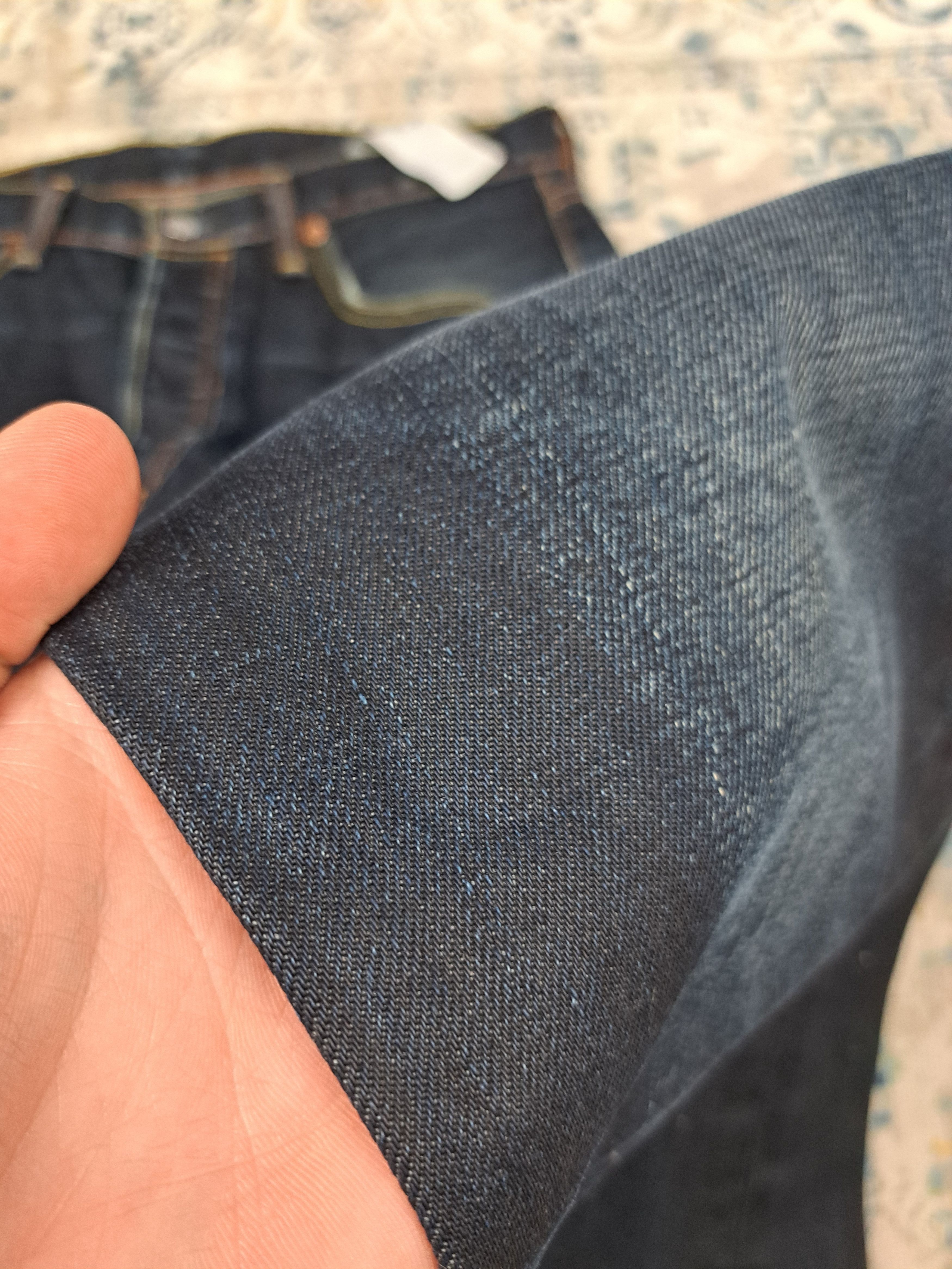 Levi's Levi's 501 Waxed Denim Straight Fit Jeans Avant Garde Size US 33 - 9 Thumbnail