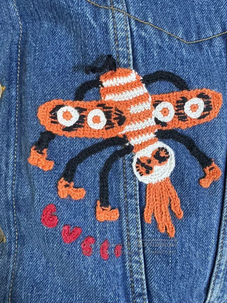 Gucci Gucci Bee denim cotton clothing jacket Size US M / EU 48-50 / 2 - 5 Thumbnail