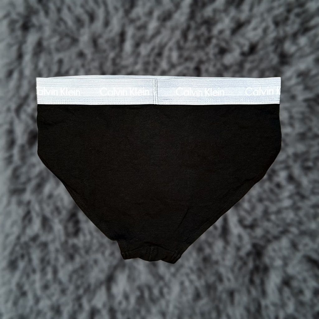 Calvin Klein Calvin Klein Brief Cotton Stretch Hip Medium Underwear Men M Black Size US 31 - 1 Thumbnail