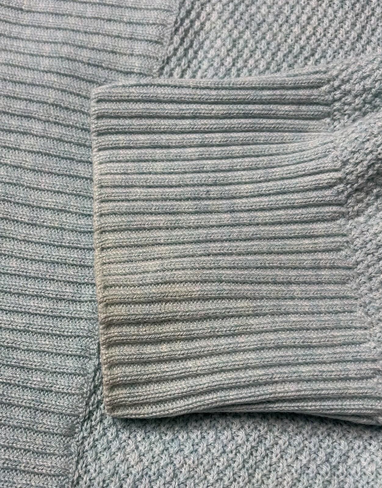 L.L. Bean LL Bean Cardigan Sweater Women's XL Light Blue Pockets Size XL / US 12-14 / IT 48-50 - 7 Thumbnail
