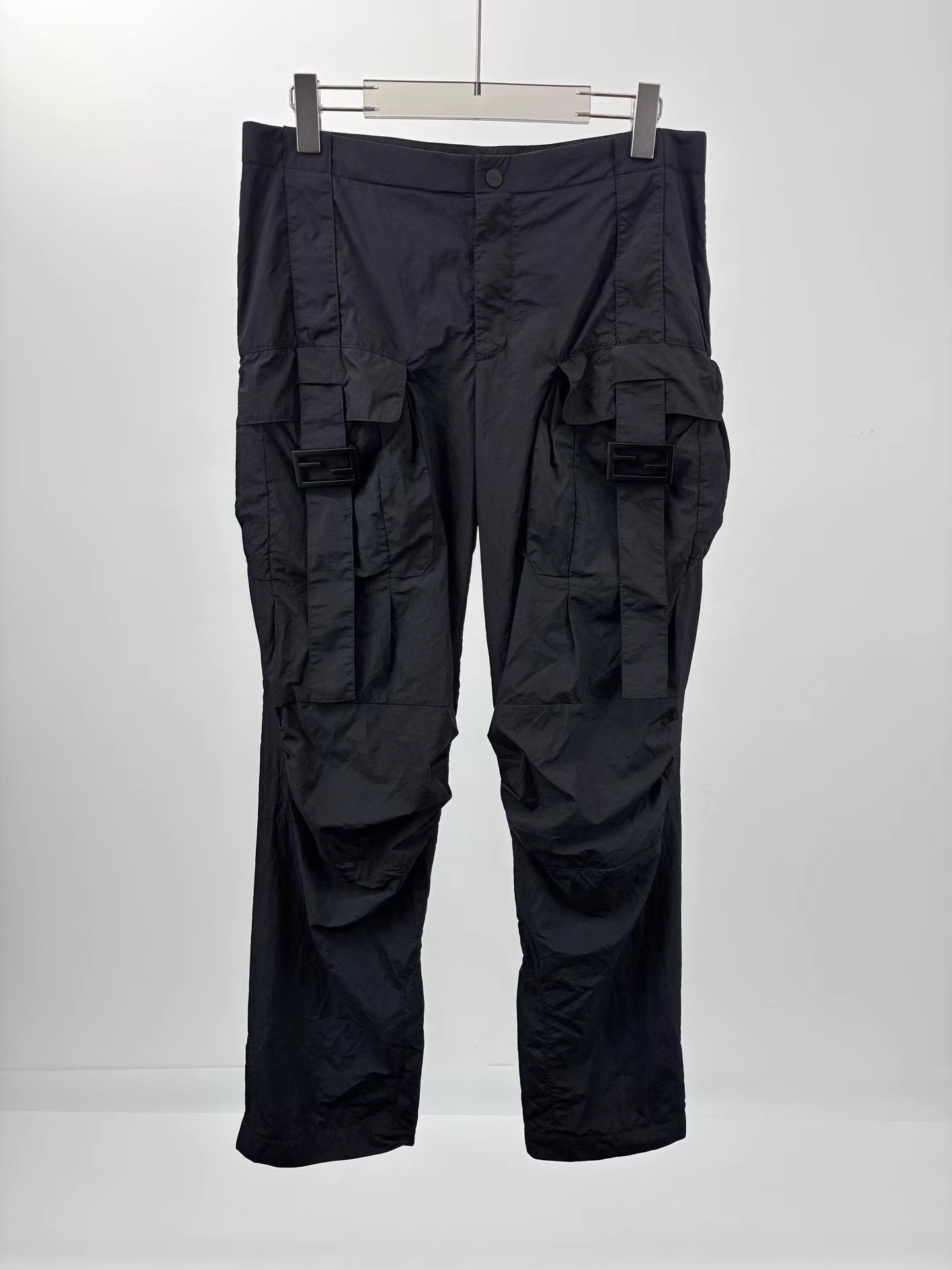 Fendi Black Cargo Pants with Utility Pockets Size US 32 / EU 48 - 1 Thumbnail