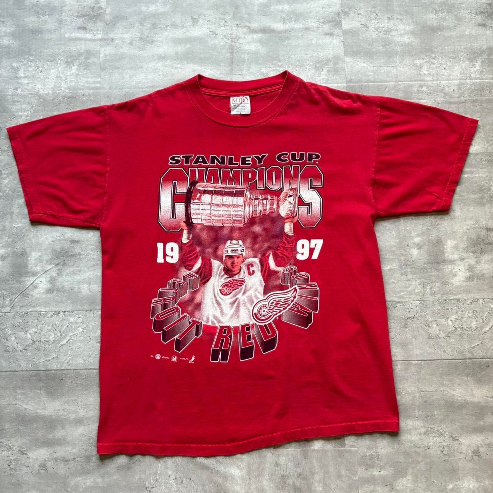 NHL Vintage 1990s detroit red wings Size US L / EU 52-54 / 3 - 1 Thumbnail