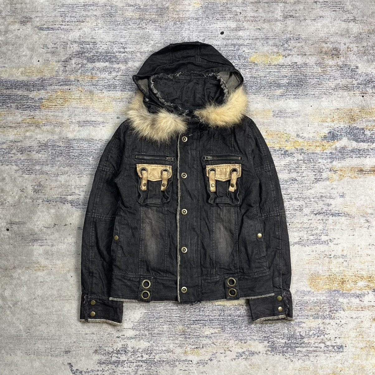 小物 G.O.A - fur hood G.O.A RACCOON FUR PARKA WITH DETACHABLE HOOD – glam archive