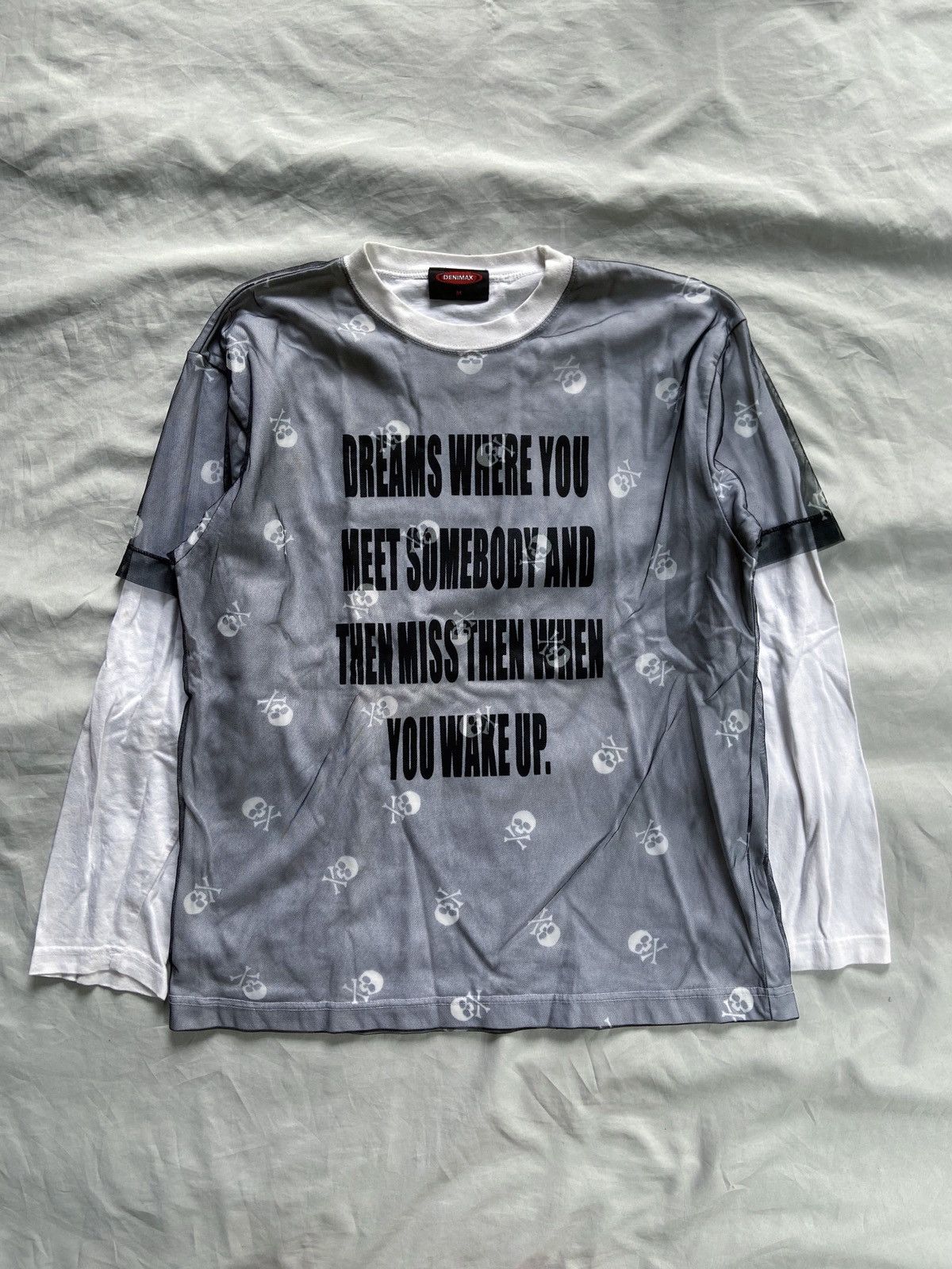 Japanese Brand DENIMAX JAPANESE PUNK DOUBLE LAYER LONG SLEEVE Size US M / EU 48-50 / 2 - 1 Thumbnail