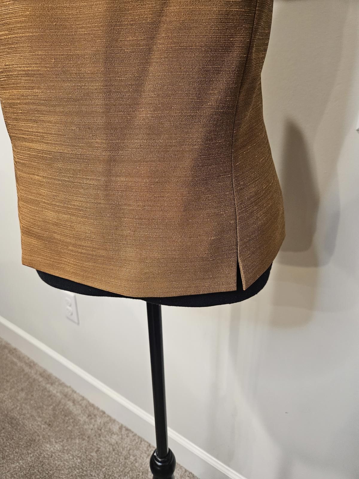 Designer Doncaster Brown Camisole Top #445 Size M / US 6-8 / IT 42-44 - 2 Thumbnail