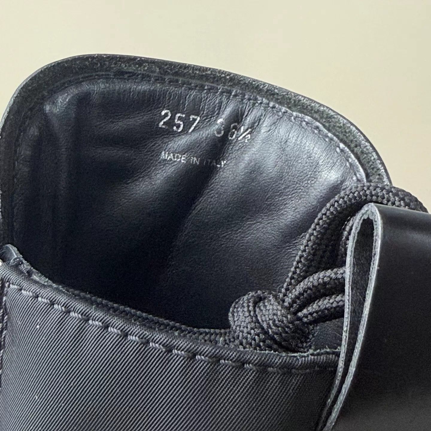 Prada Prada Black Tactical Mid-Calf Boots w/ Triangle Logo 36.5 Size US 6 / IT 36 - 7 Thumbnail