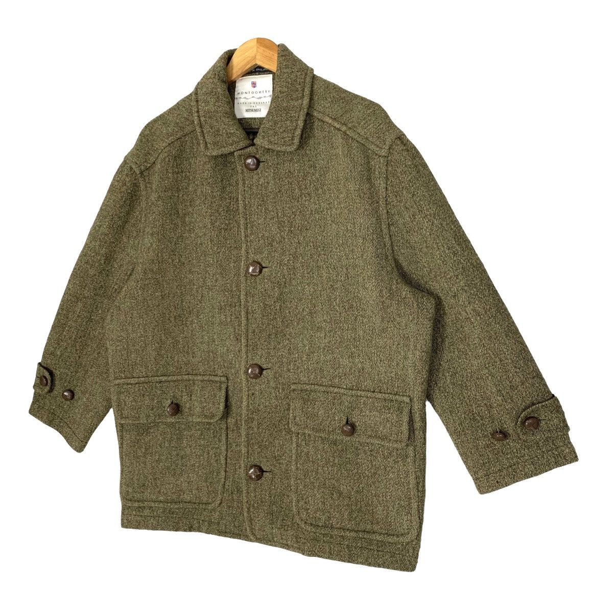 Original Montgomery Montgomery For Mitsumine Made In England Wool Jacket Size M Size US M / EU 48-50 / 2 - 4 Thumbnail