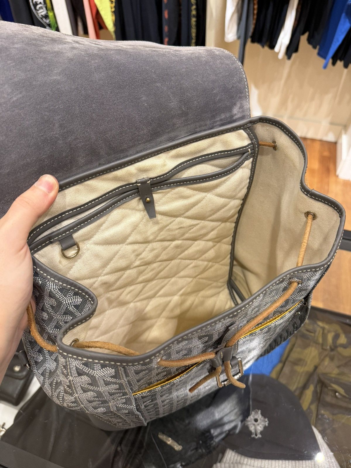 Goyard Goyard Alpin Backpack Grey Size ONE SIZE - 21 Thumbnail