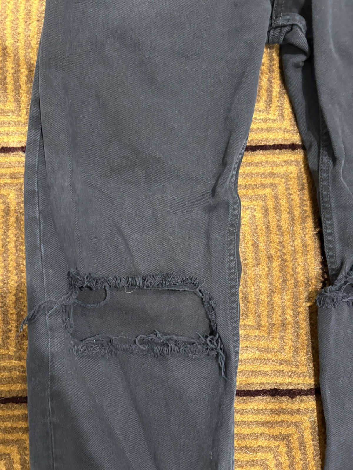 Balenciaga Balenciaga Black Loose Fit Buckle Jeans Size US 32 / EU 48 - 2 Thumbnail