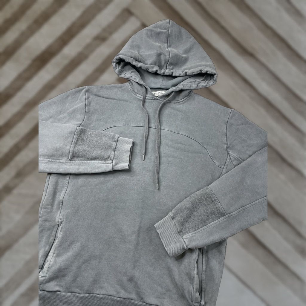 Bolongaro Trevor Trevor Bolongaro Hooded Sweatshirt Pullover Hooded Jumper Terry Mens Small Gray Pullover Hooded Sweatshirt Jumper Mens S Gray Terry No rips or stains Size US S / EU 44-46 / 1 - 1 Thumbnail