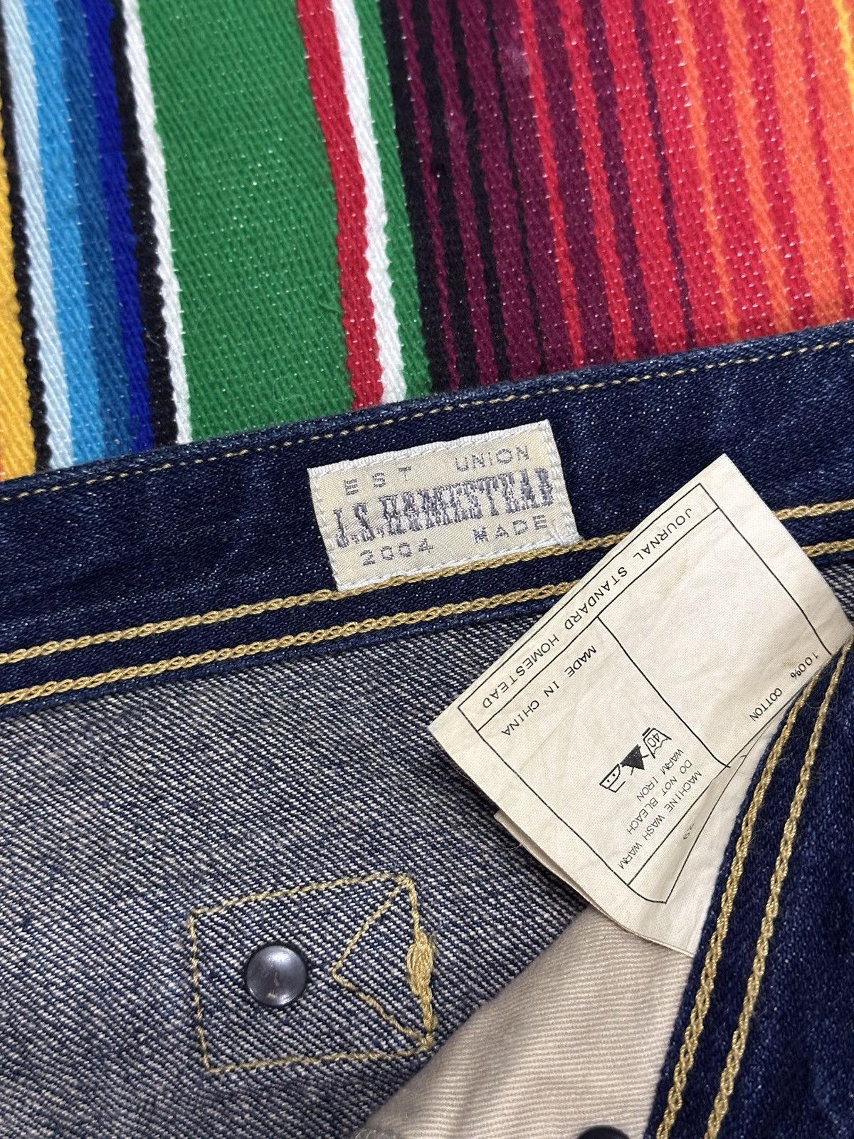If Six Was Nine 💥Japanese Brand 💥Journal Standard Homestead Buckle Size US 30 / EU 46 - 7 Thumbnail