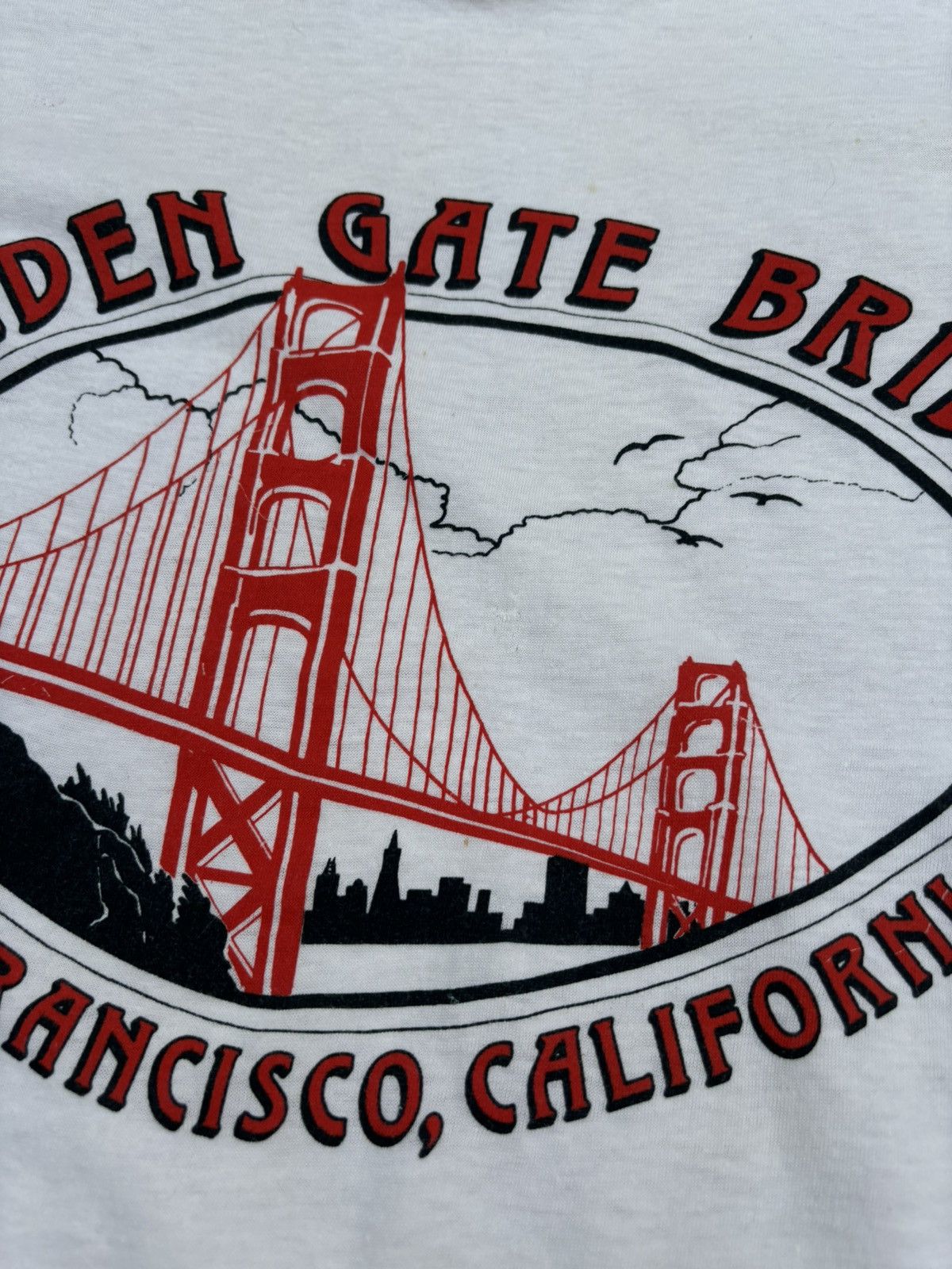 Japanese Brand × Vintage Vintage 1990 Golden Gate Bridge Graphic Tee Size US L / EU 52-54 / 3 - 8 Thumbnail