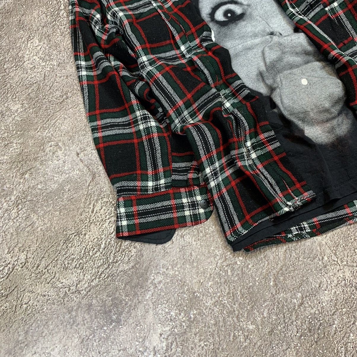 Vintage Vintage 90s Graphic Plaid Shirt Grunge Streetwear Wide Leg L Size US L / EU 52-54 / 3 - 2 Thumbnail