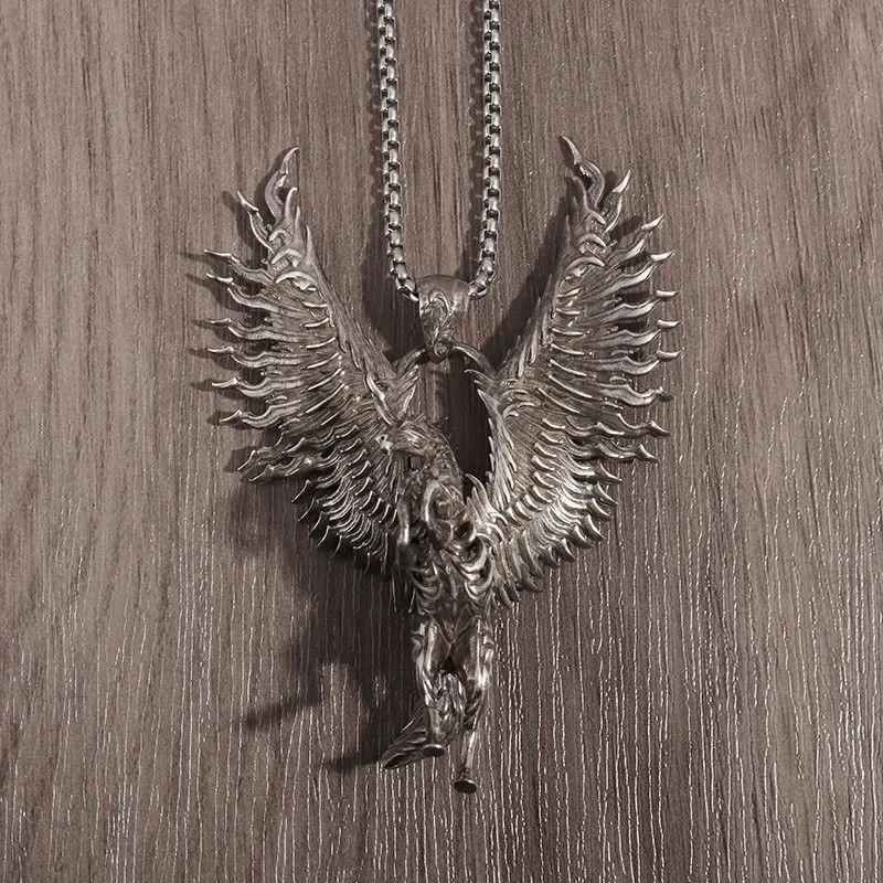 Jewelry Unicorn Pegasus Wings Pendant Necklace Size ONE SIZE - 4 Thumbnail
