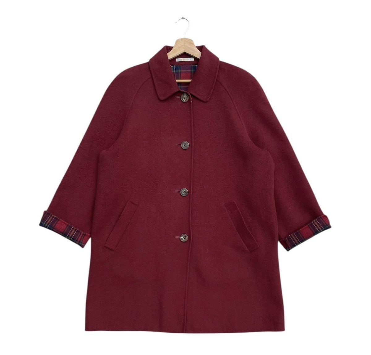 Aquascutum 🔥Accept Binding Offer🔥 Aquascutum Wool Overcoat Jacket Size US M / EU 48-50 / 2 - 2 Thumbnail