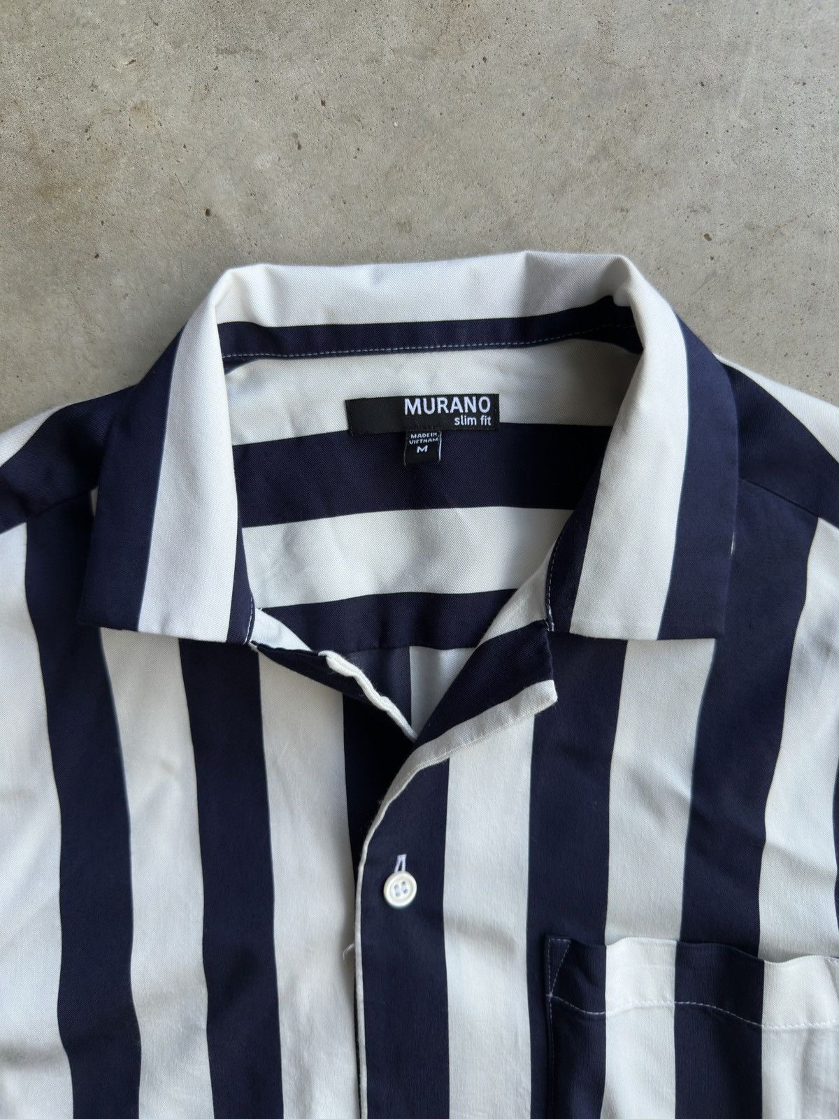 Other Vintage Cropped Striped Button Down Shirt - S Size US S / EU 44-46 / 1 - 2 Thumbnail