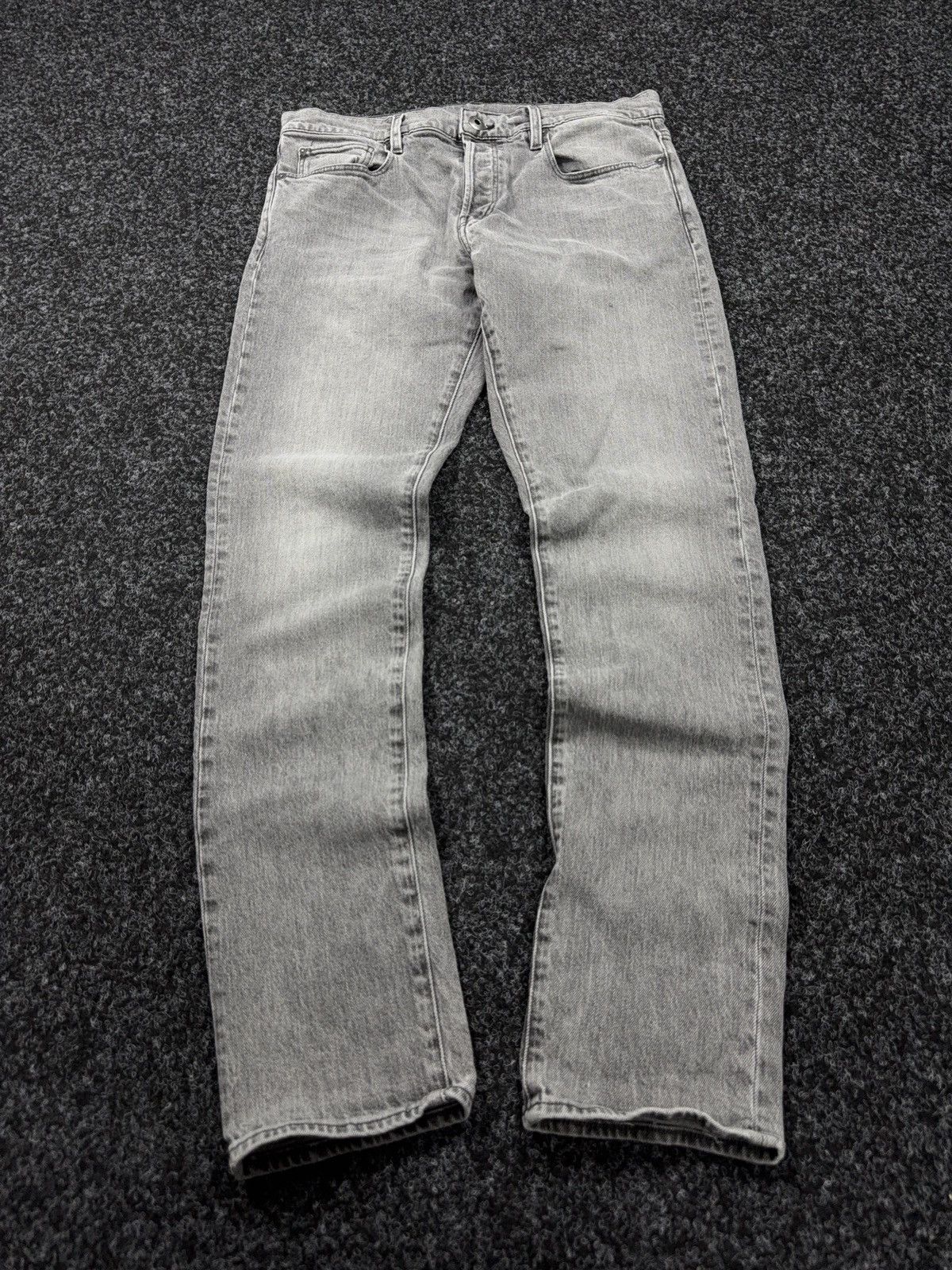 G-Star Y2K G-Star RAW 3301 Slim Faded Grey Denim Jeans W32 L32 Size US 32 / EU 48 - 1 Thumbnail