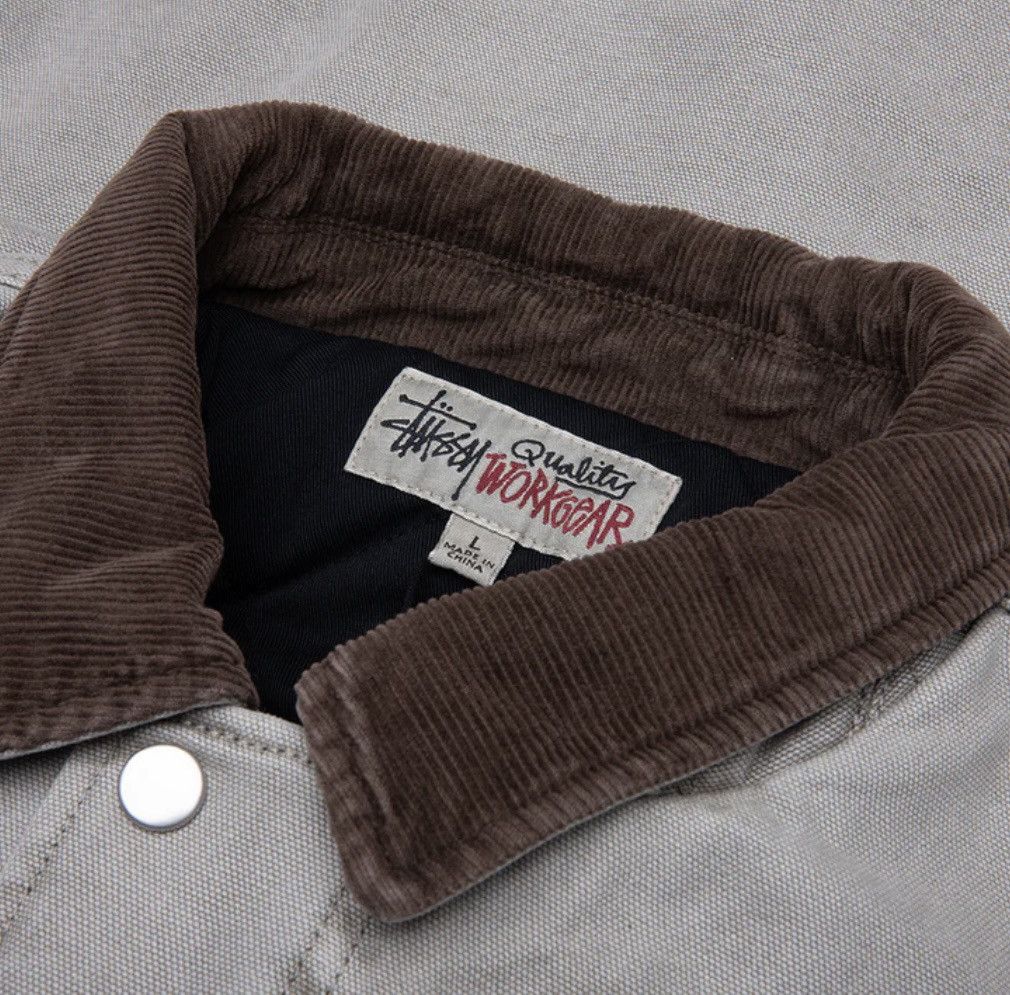 Stussy Stussy Workwear Jacket in Grey Size US M / EU 48-50 / 2 - 5 Thumbnail