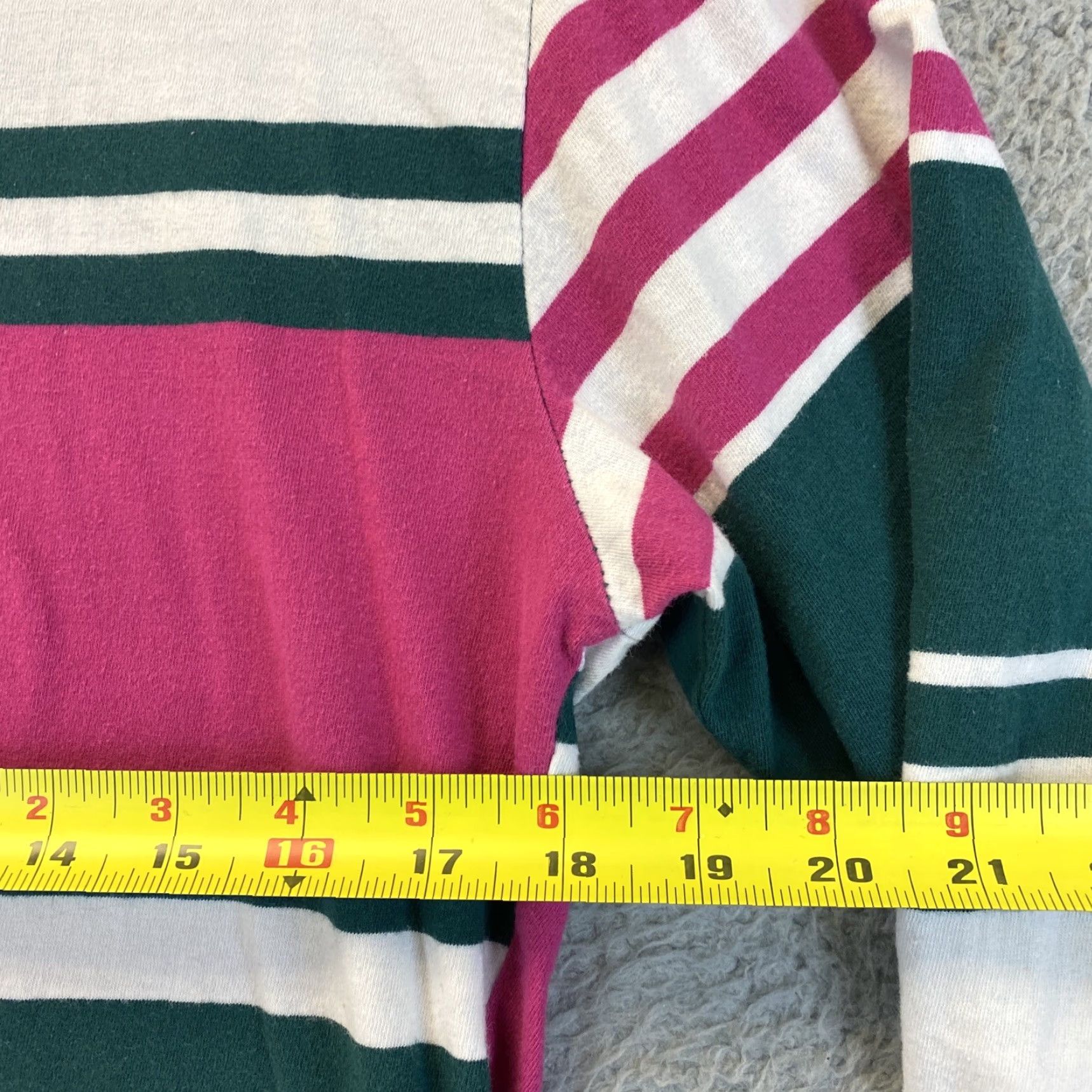 Pacsun PacSun Men's Long Sleeve Stripe Shirt Green Size M 72-36 Mens Size US M / EU 48-50 / 2 - 5 Thumbnail