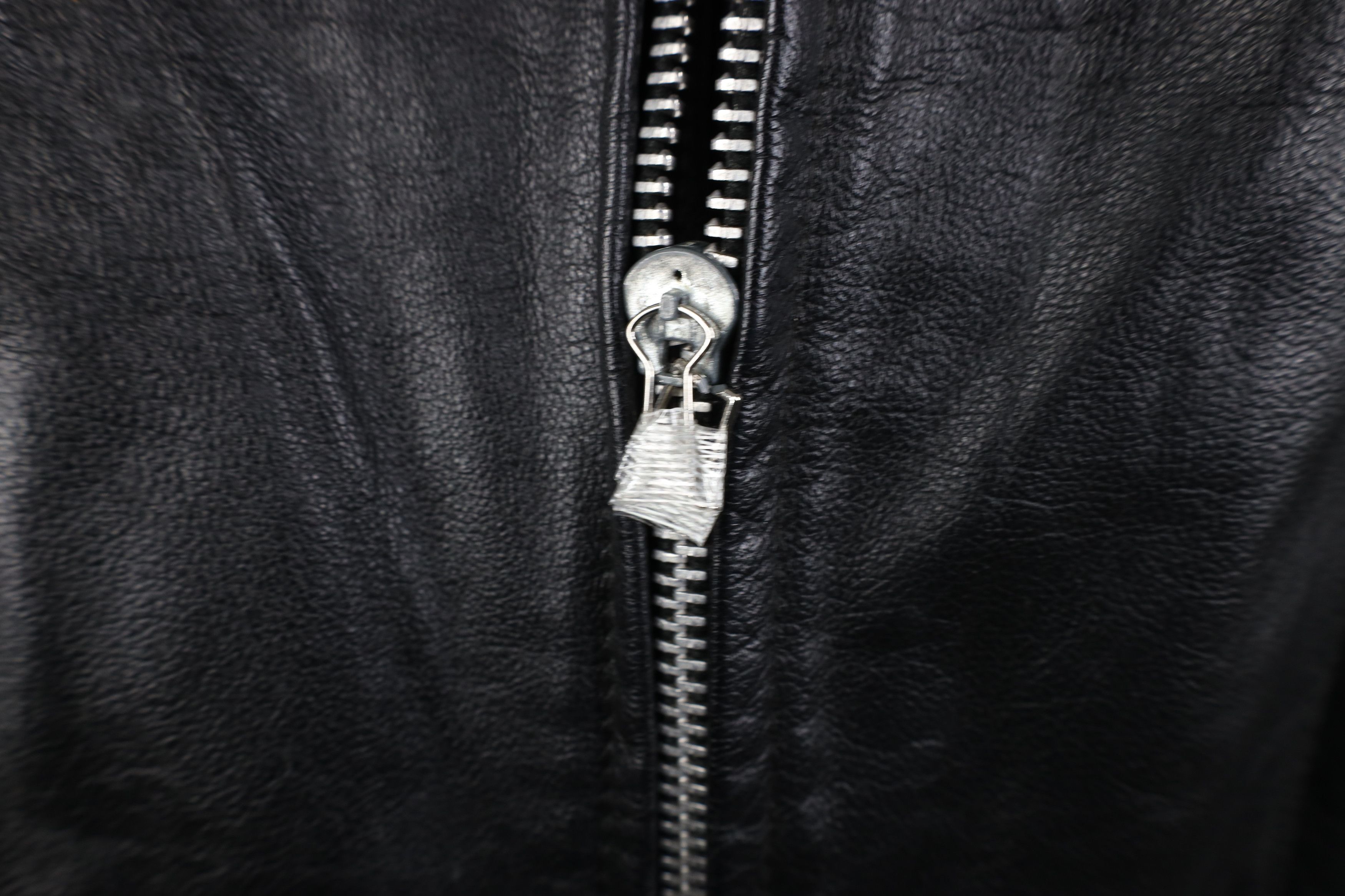 Vintage Vintage 60s Streetwear Leather Cafe Racer Bomber Jacket USA Size US XXL / EU 58 / 5 - 5 Thumbnail