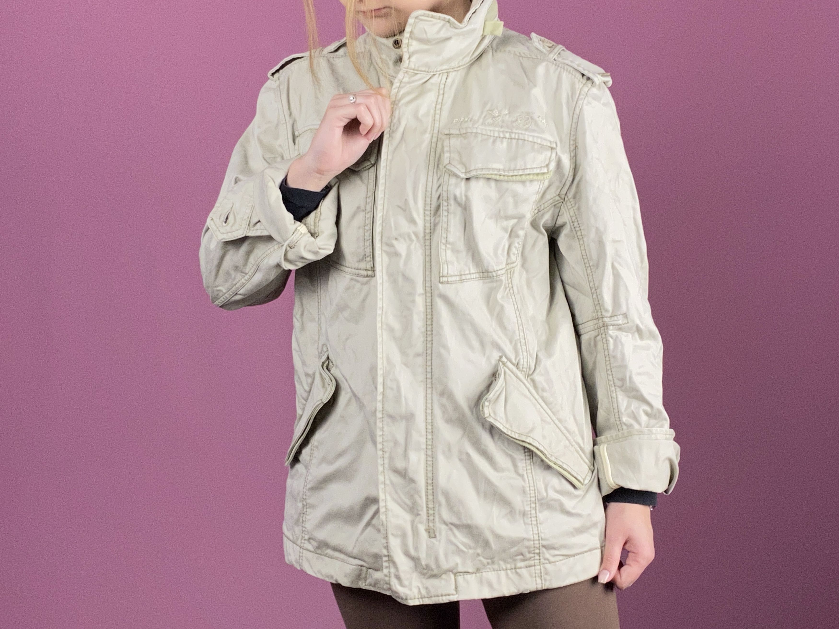 Diesel × Vintage Diesel Vintage Women's Multi-Pocket Field Jacket - L Size L / US 10 / IT 46 - 4 Thumbnail
