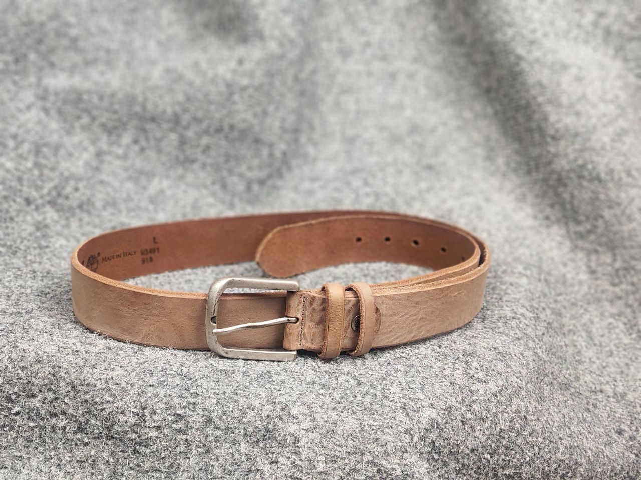 Timberland Timberland Beige Real Leather Minimalist Belt Vintage Style Size ONE SIZE - 4 Thumbnail