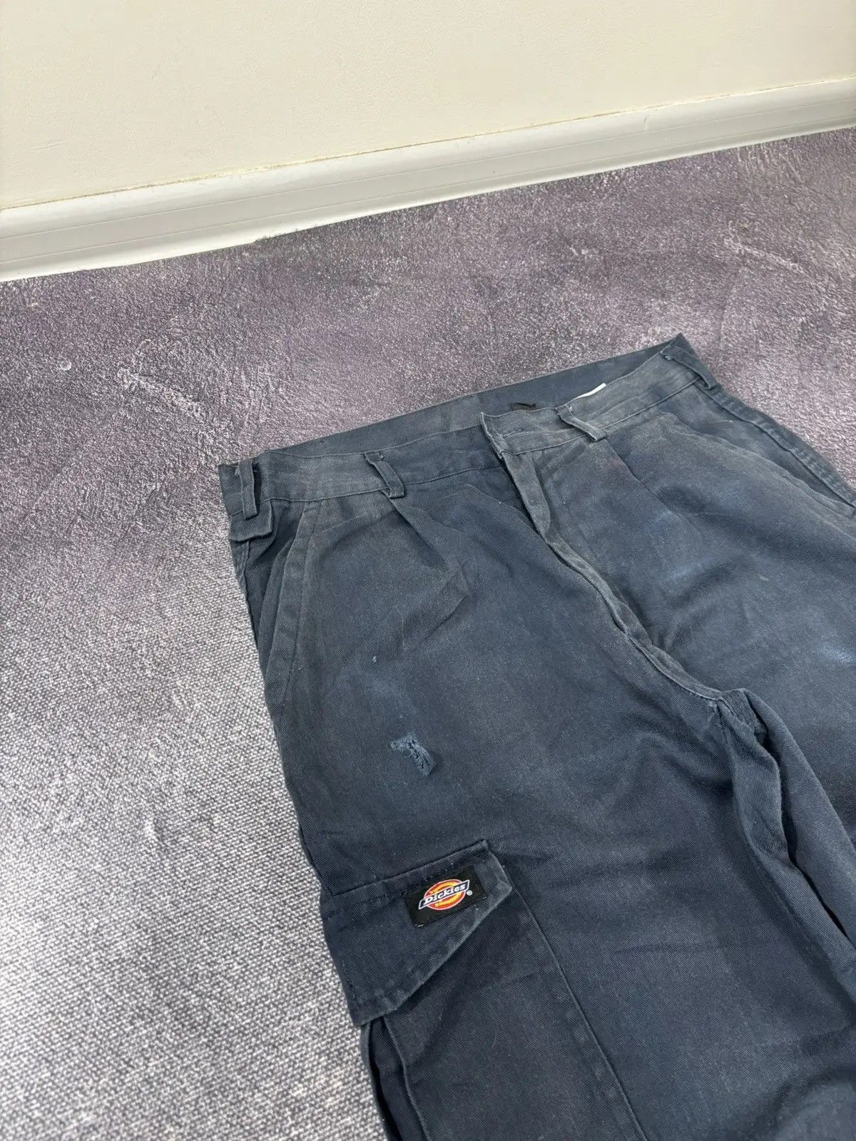 Dickies × Vintage Vintage Dickies American Workwear Navy Hype Cargo Pants Size US 32 / EU 48 - 5 Thumbnail