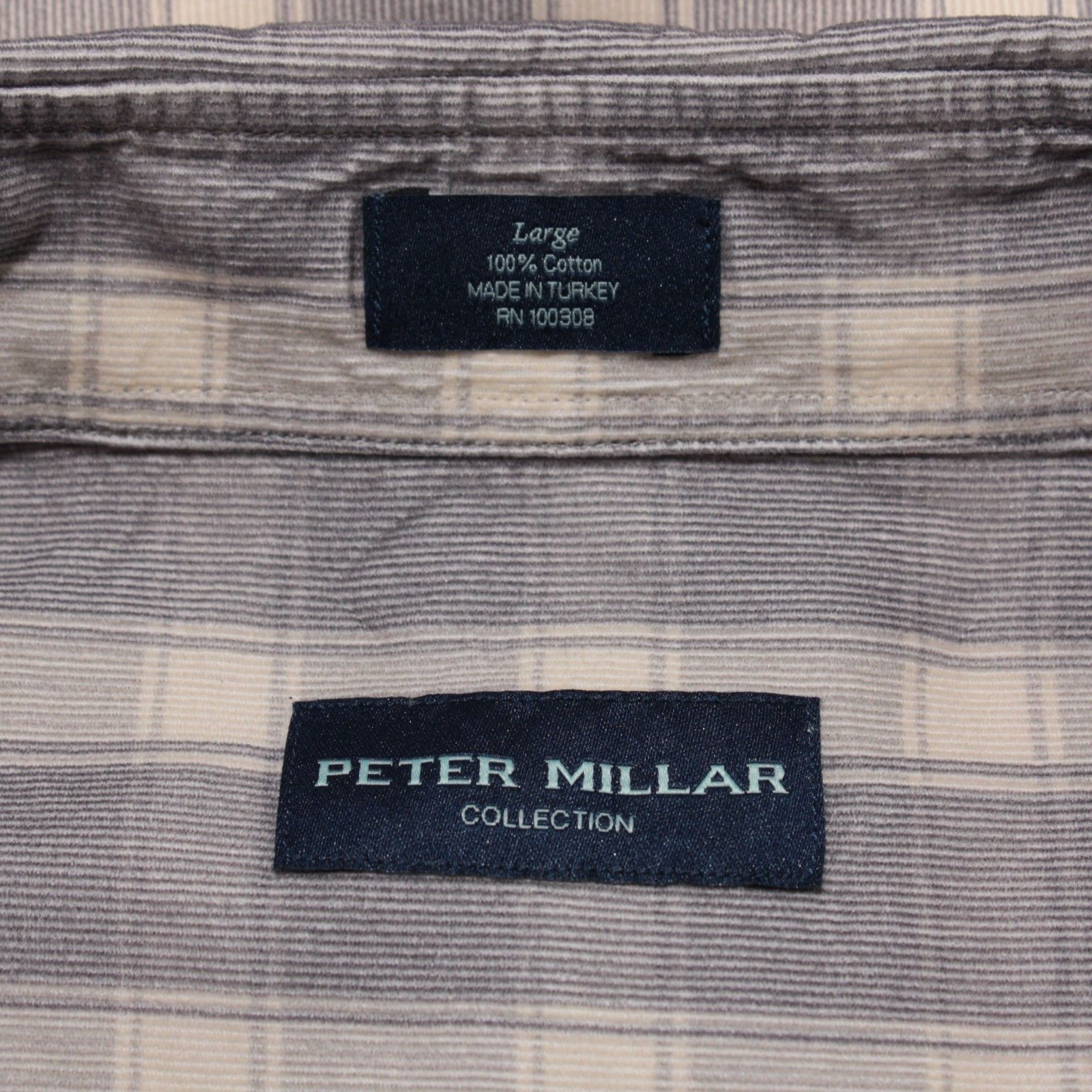 Peter Millar Peter Millar New with tags Shirt Size L US In Gray Size US L / EU 52-54 / 3 - 3 Thumbnail