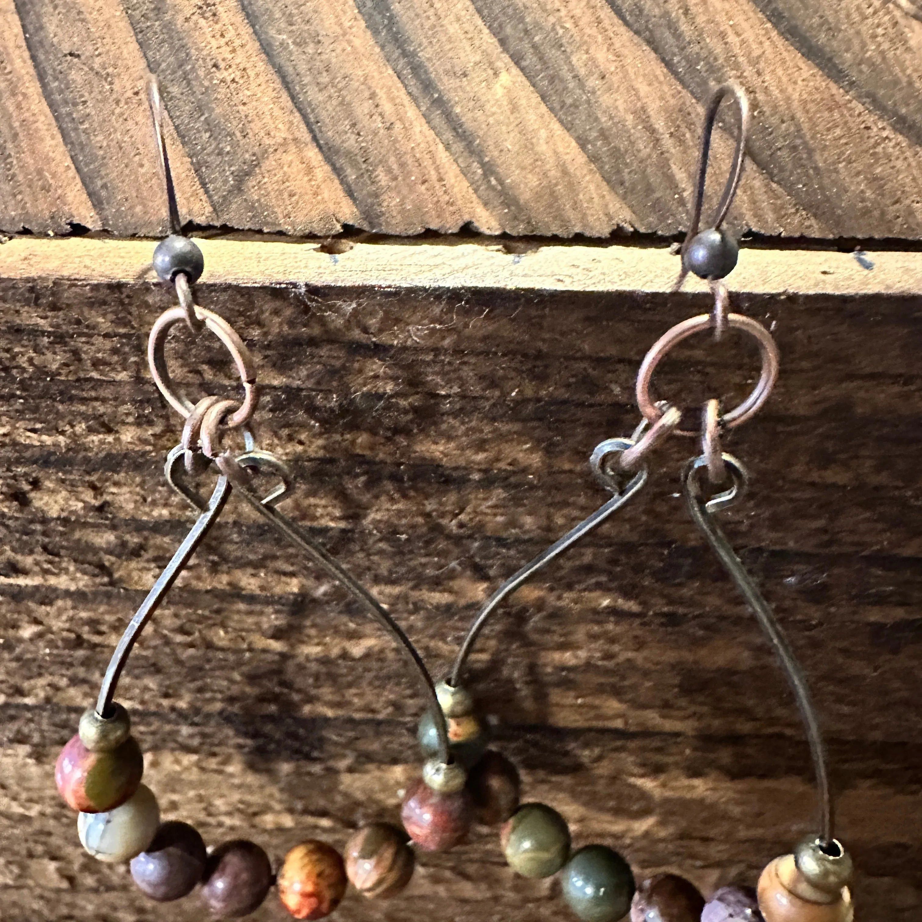 Other Handmade Western Hippie Copper Wire Colorful Wooden Beads Dr Size ONE SIZE - 2 Thumbnail