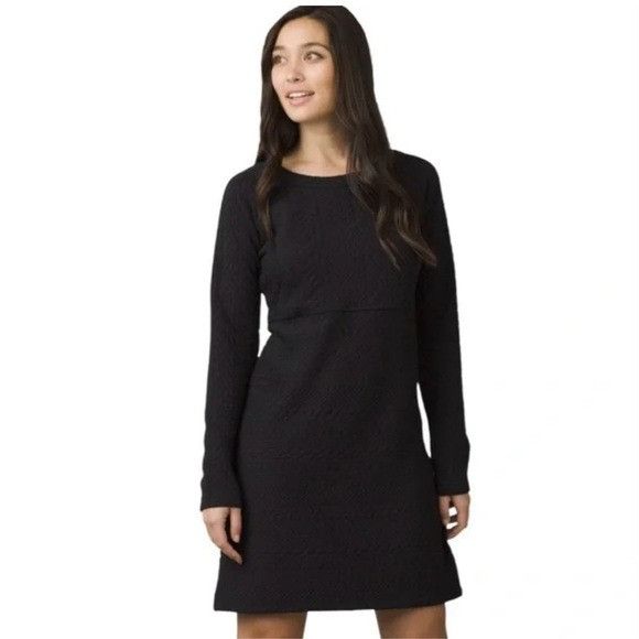 Prana Prana Macee Long Sleeve Jacquard Dress Size XL / US 12-14 / IT 48-50 - 1 Thumbnail